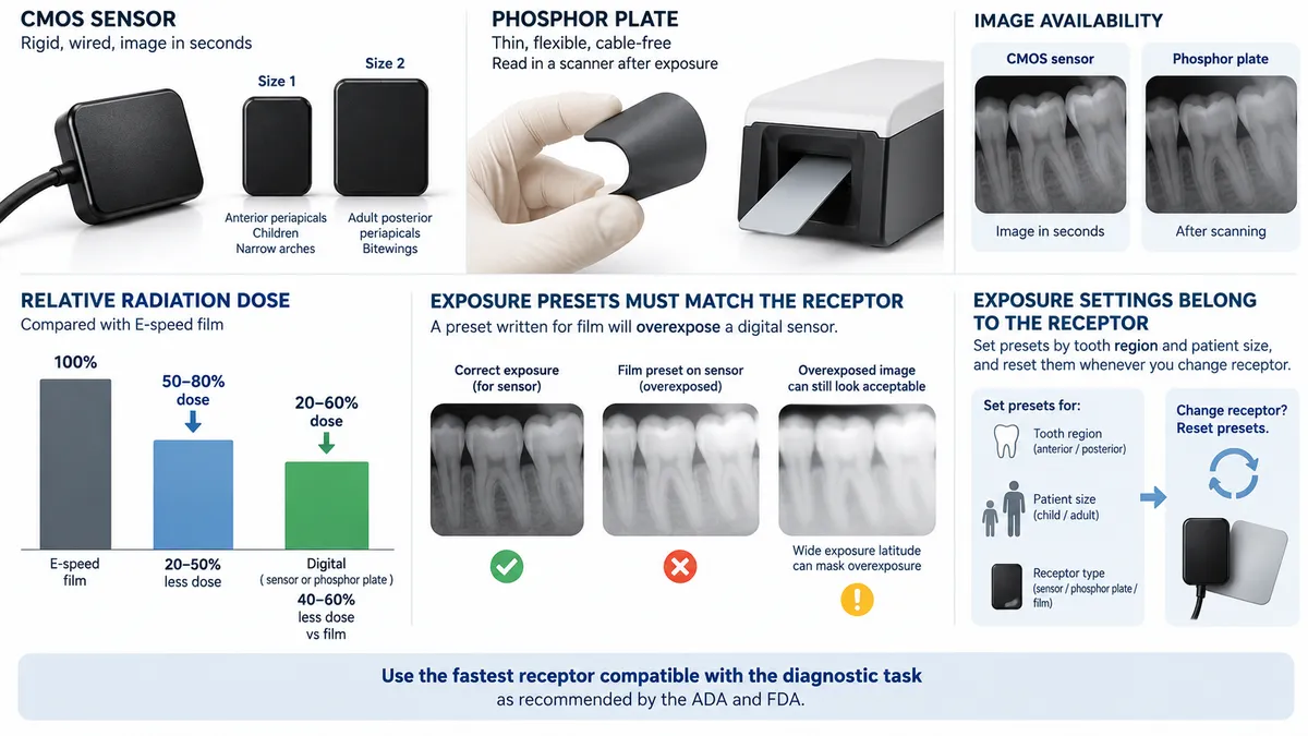 The receptor sets the exposure