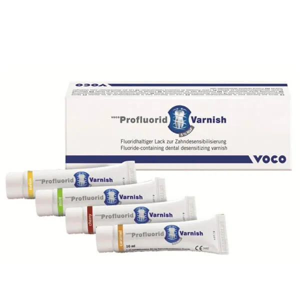 Profluorid, Fluoride Desensitising Varnish (5% NaF), Assorted, Tube