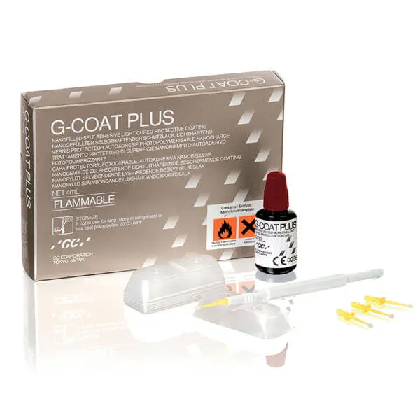 GC G-COAT PLUS, Nanofilled Self-Adhesive, LC Protective Coating, 4ml, Starter Kit