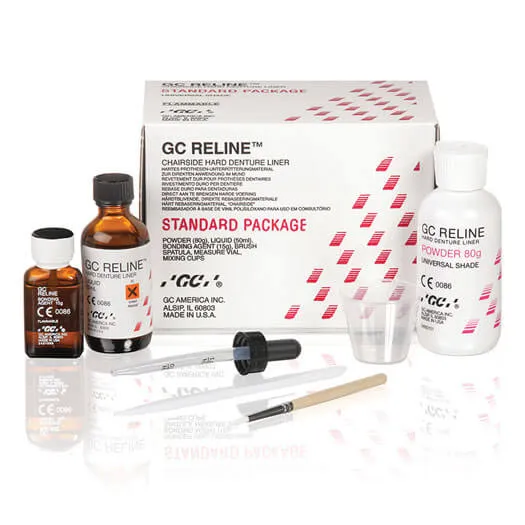 GC RELINE, Hard Reline Material, Intro Package