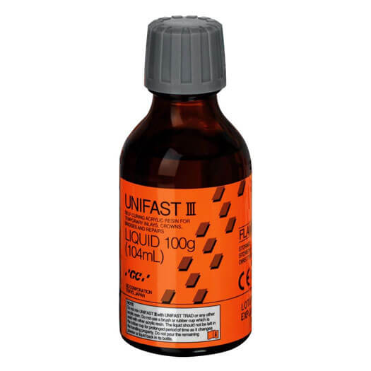 GC UNIFAST III, Liquid, Self-Curing Acrylic