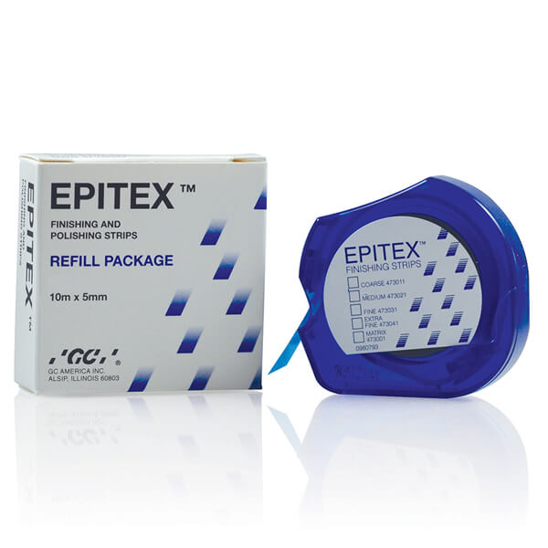 GC EPITEX, Finishing and Polishing Strips, 10m, X-Fine (Red)