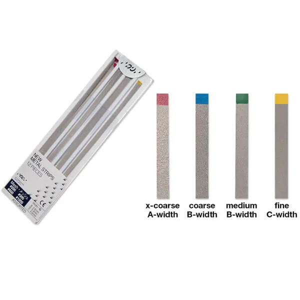 GC METAL STRIPS, Assortment (All Grains), PK/12