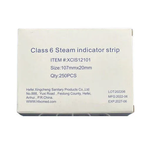 Class 6 Steam Indicator for Dental Autoclave
