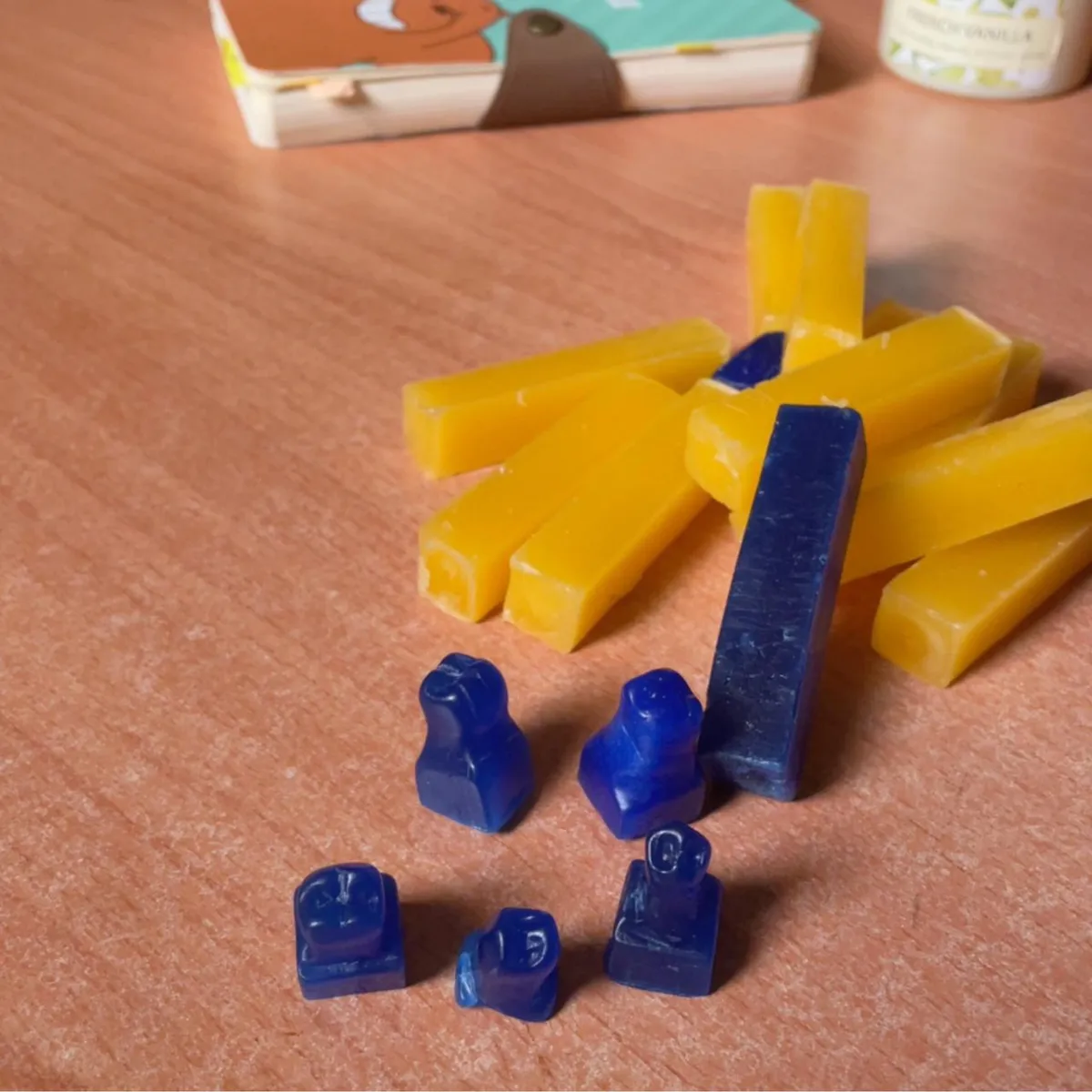 Dental Carving Wax, (120 × 30 × 30 mm), Yellow, PK/3