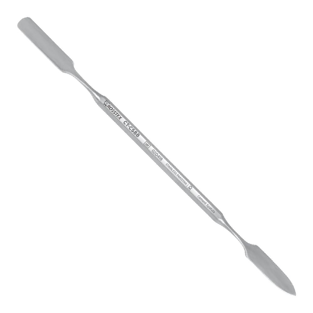 Dental Cement Spatula, 16.5 cm, 8.0mm–8.0mm, Solid Handle No. 3