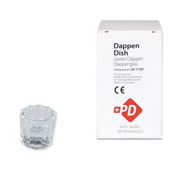 Glass Dappen Dish, Transparent