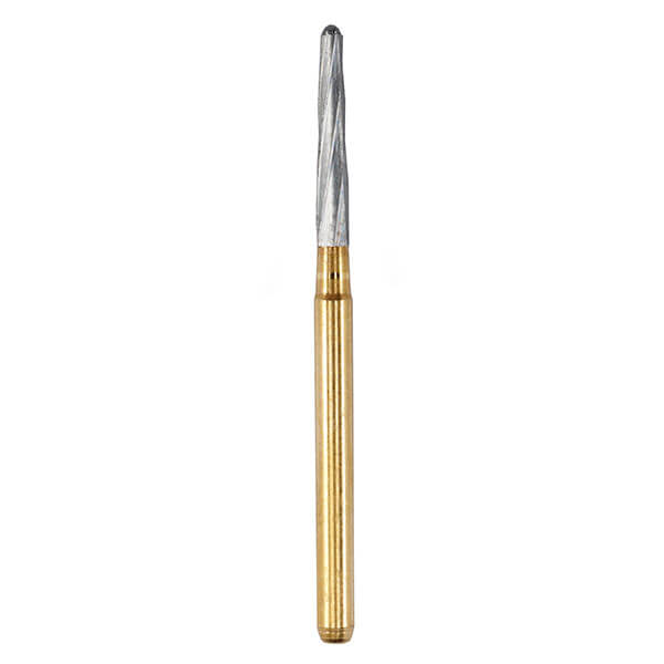 Endo-Z Carbide Bur (Golden), FG 015, Round End Taper ISO #299