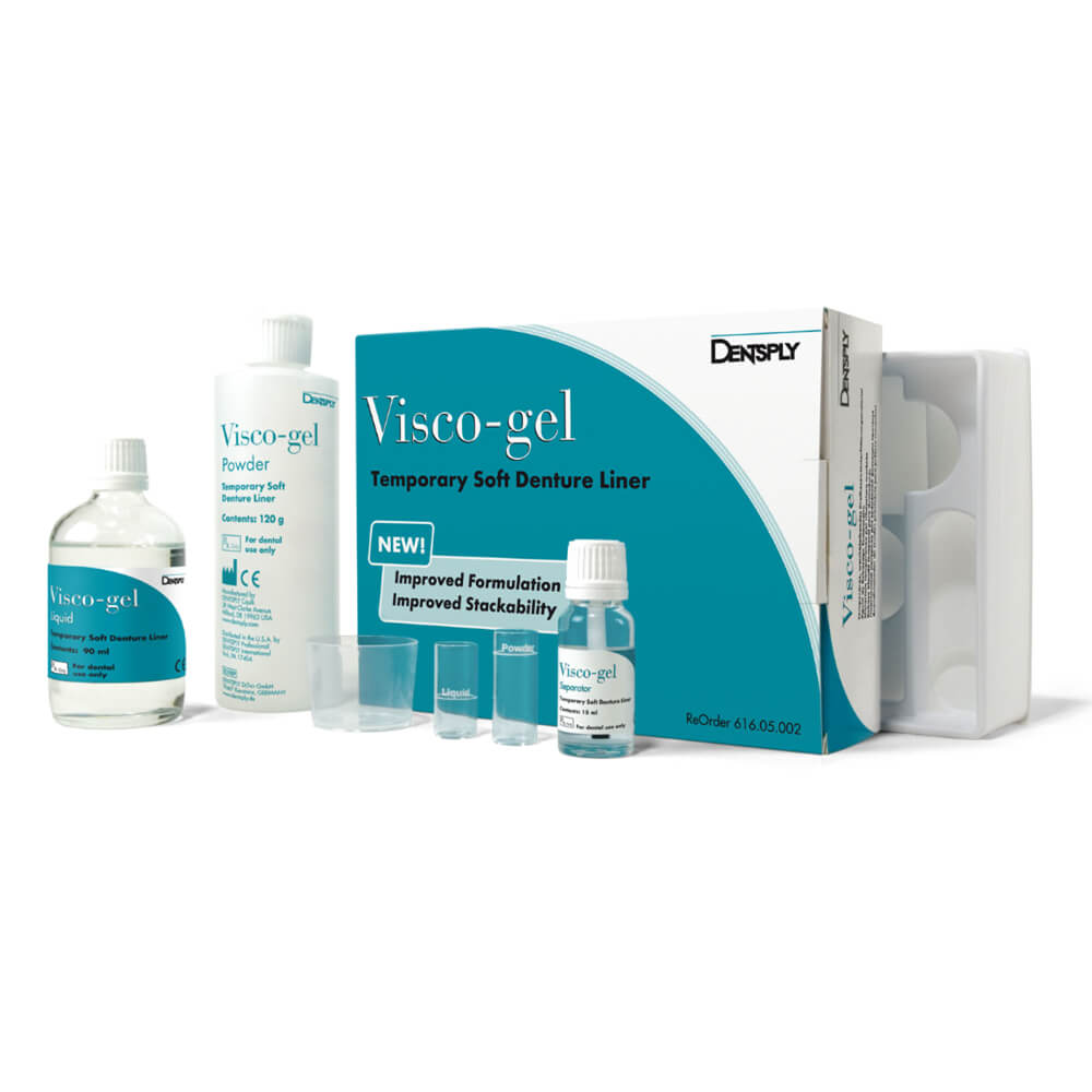 Visco-Gel Temporary Soft Denture Liner (Standard Pack)
