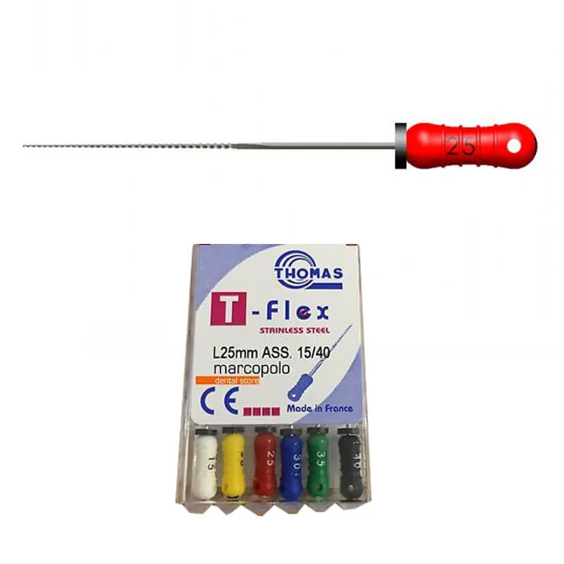 Thomas K-File T-Flex 25mm #40 Stainless Steel