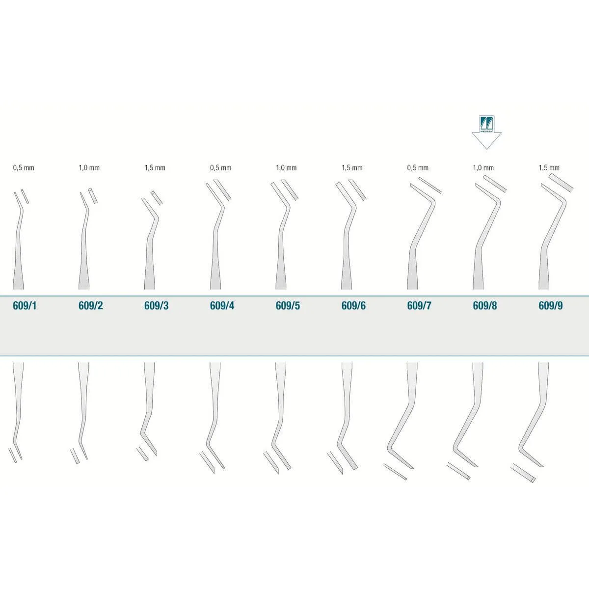 Enamel Instrument 1.0mm N.8