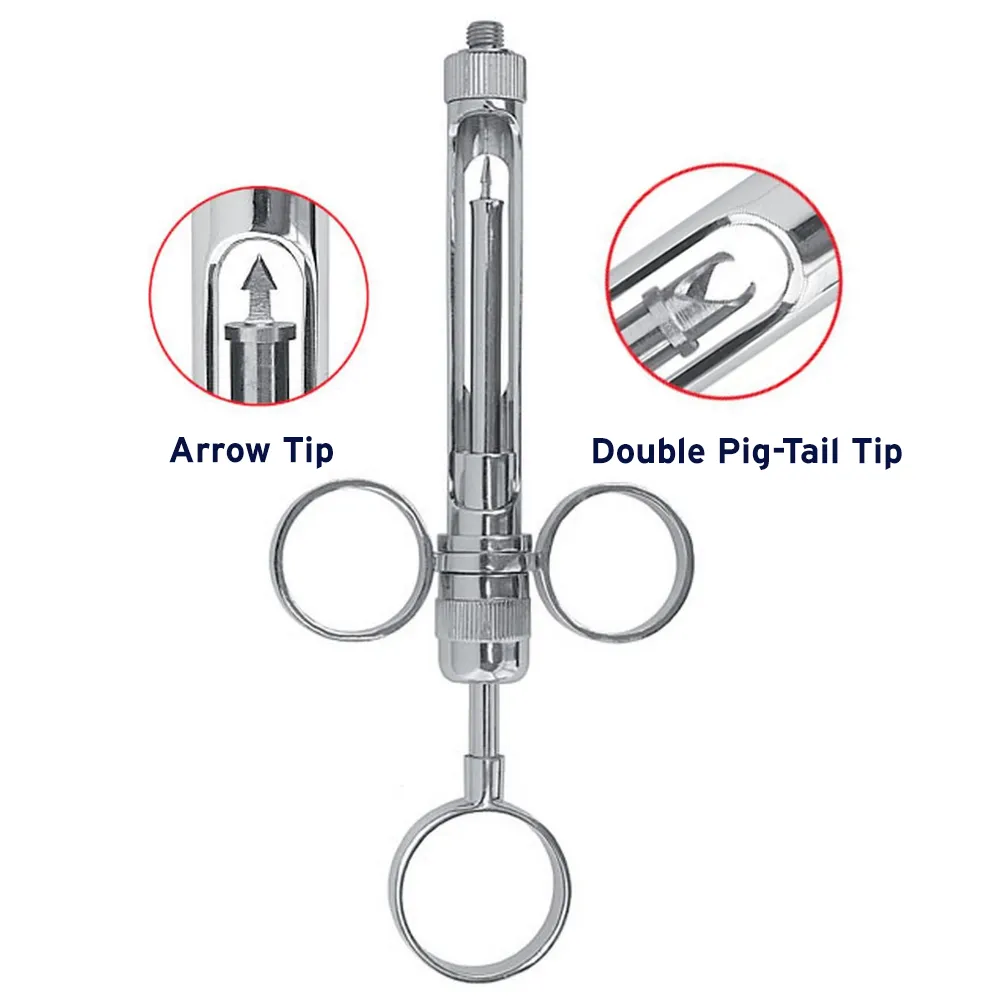 Dental Syringe Aspirating, 1.8 ml, 2 Rings, European/American Thread