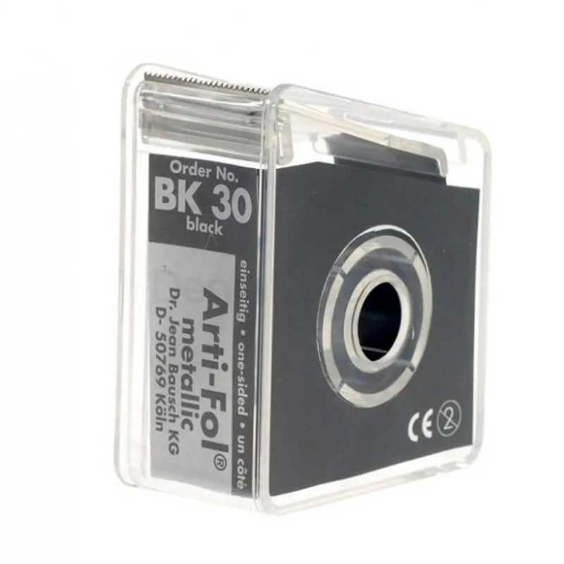 Bausch Arti-Fol Metallic 12µ (Black), Single Side, Width 22mm, Length 20m