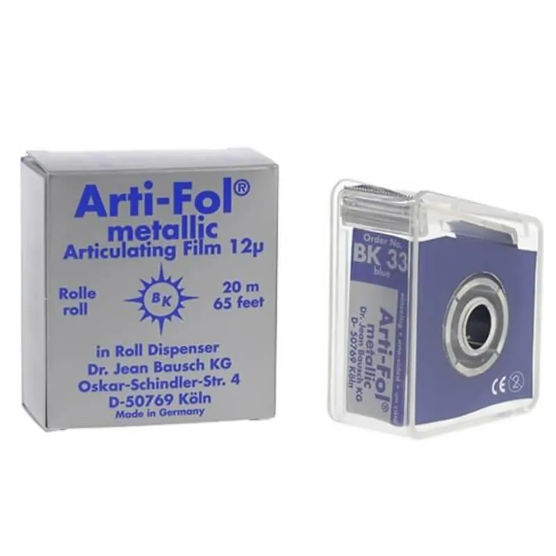 Bausch Arti-Fol Metallic 12µm (Blue), Single Side, Width 22mm, Length 20m