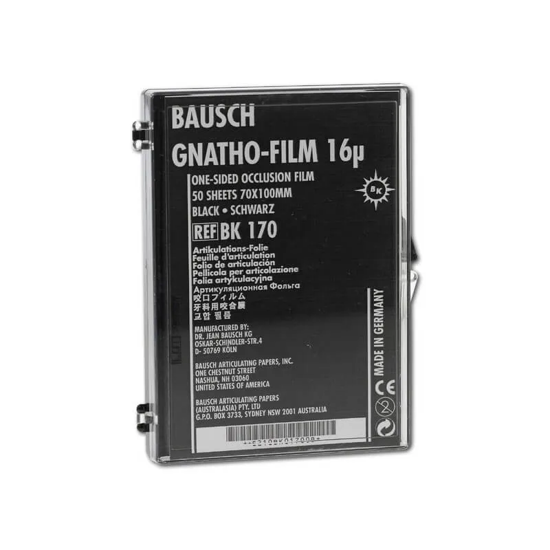 Gnatho-Film, Black, Width (70x100mm), 16µm Single Side, 50 Sheet