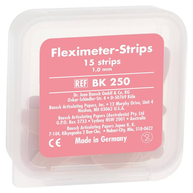 Bausch Space Measure Fleximeter-Strips (1.0mm), Pink, PK/15