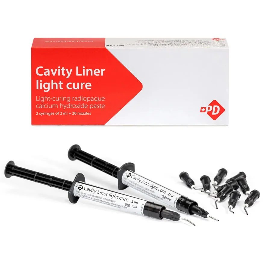 Cavity Liner, Light Cure Calcium Hydroxide Base