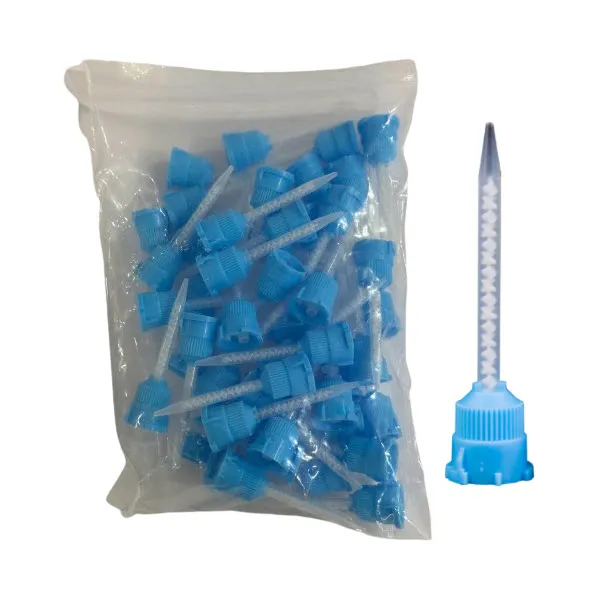 Blue Mixing Tips #1, 1:1 Ratio, 64mm,for Temporary C&B