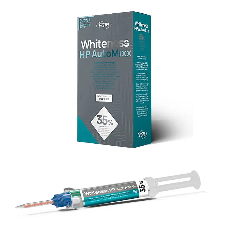 Whiteness HP AutoMixx 35%, Bleaching in-office use Kit, 3x Patients