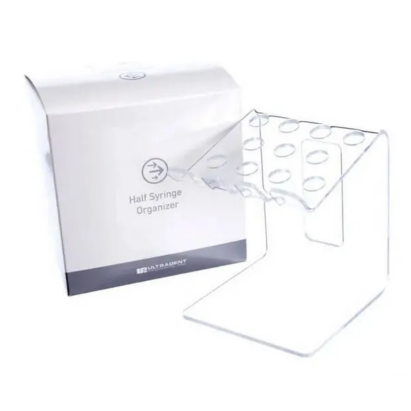 Syringe Organizer Stand, Fit 14 Syringes, Clear