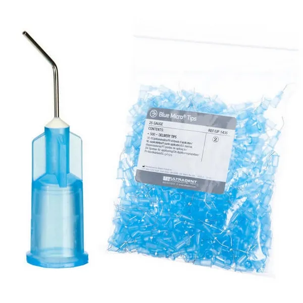 Blue Micro Tips, Pinpoint Precision, 25 Gauge, Bulk