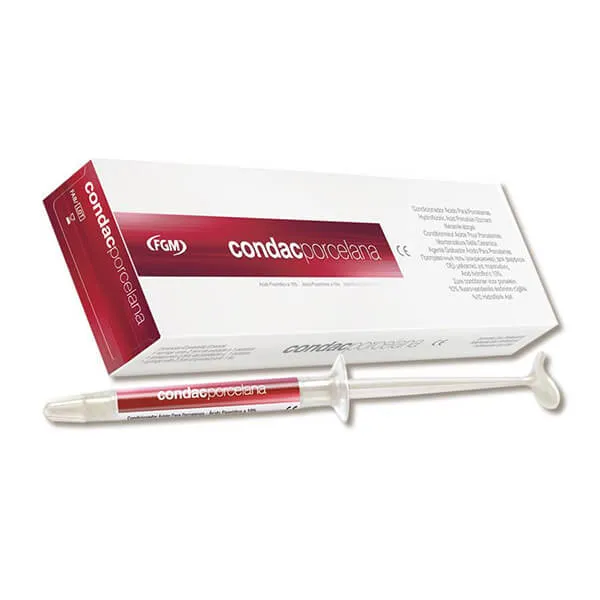 Condac Porcelana 10% Porcelain Etchant Syringe