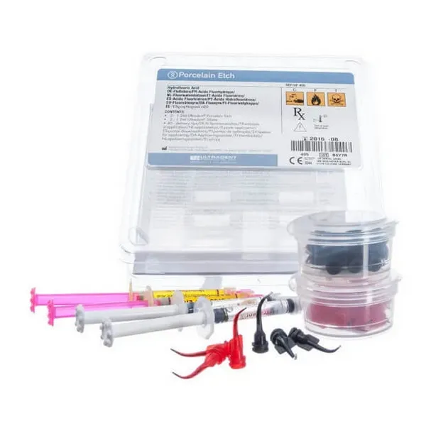 Porcelain Etch Kit, 90 Second, 9% Hydrofluoric Acid