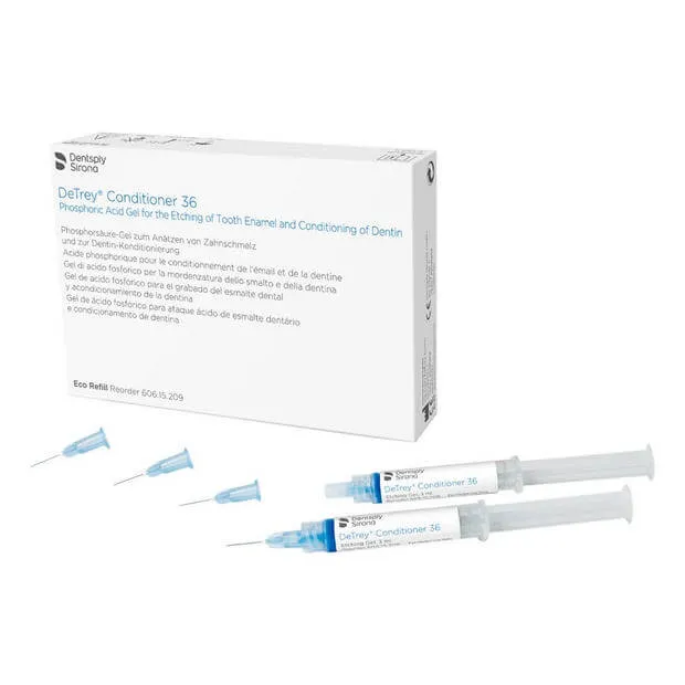 DeTrey Conditioner, 36% Phosphoric Acid Gel, 3ml Syringe, PK/3