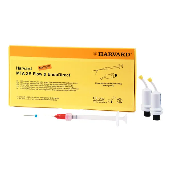 Harvard MTA XR Flow EWT OptiCaps & EndoDirect Syringe