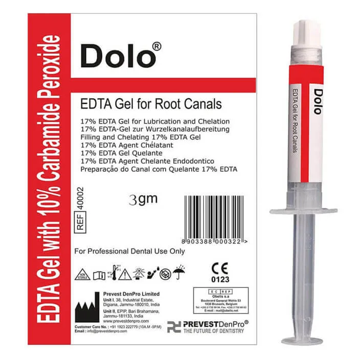 Dolo EDTA Gel (17% EDTA + 10% CP)