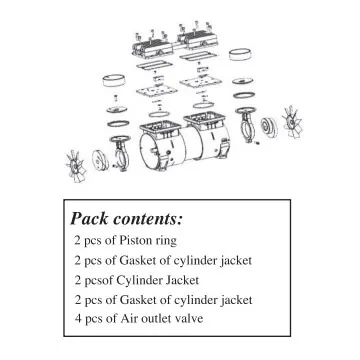 Repairing Kit for Oilless Air Compressor 550w