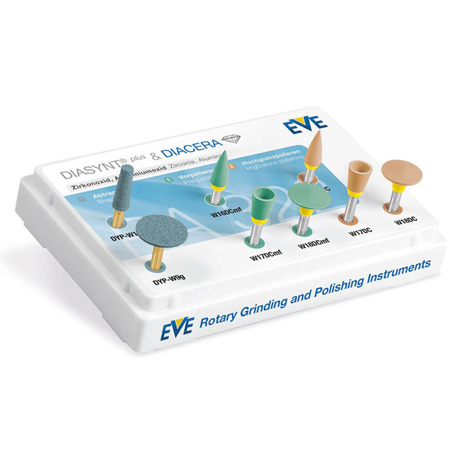DIASYNT PLUS & DIACERA, Zirconia Polishing, RA, 8 Pieces