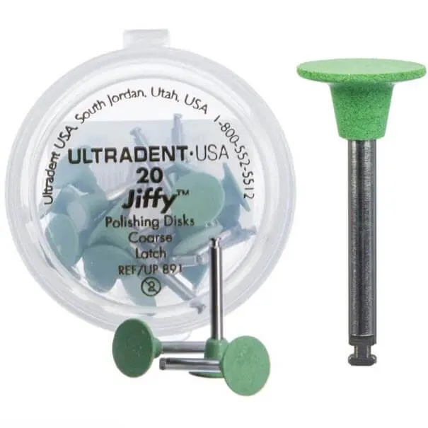 Jiffy Polisher Disks for Composite, Coarse, PK/20