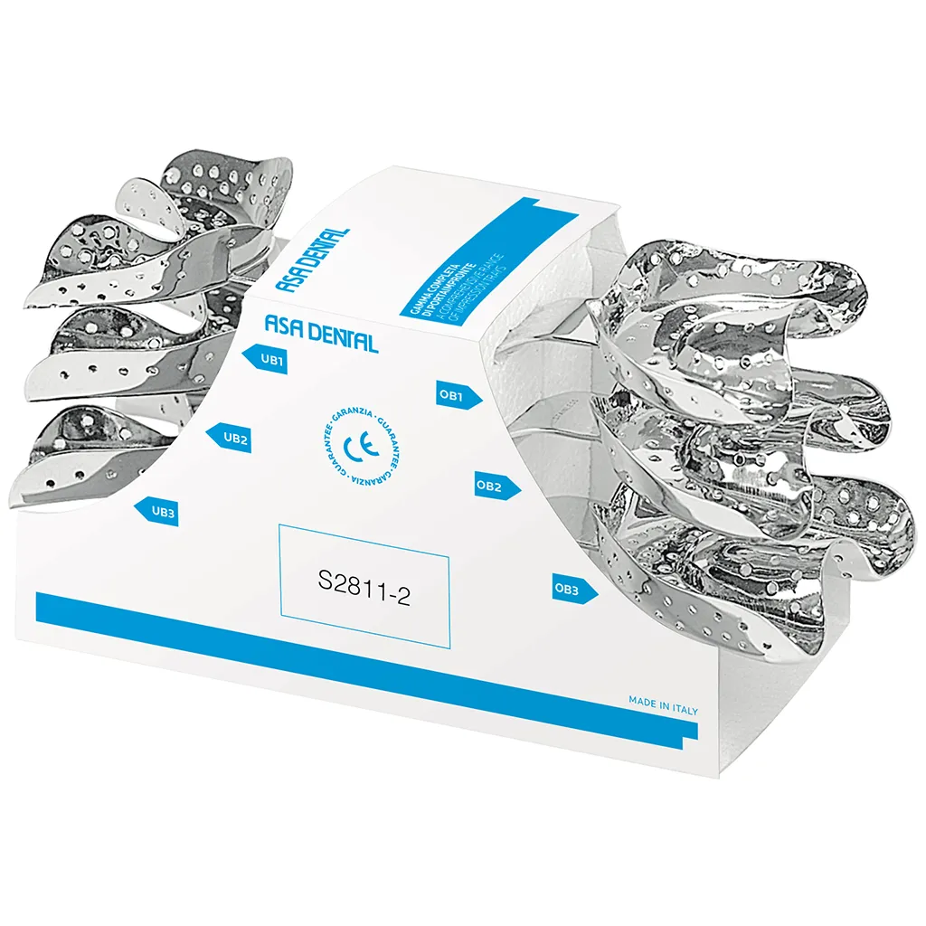 Ehricke S.S Perforated Impression Tray Without Rims Midi Set/6