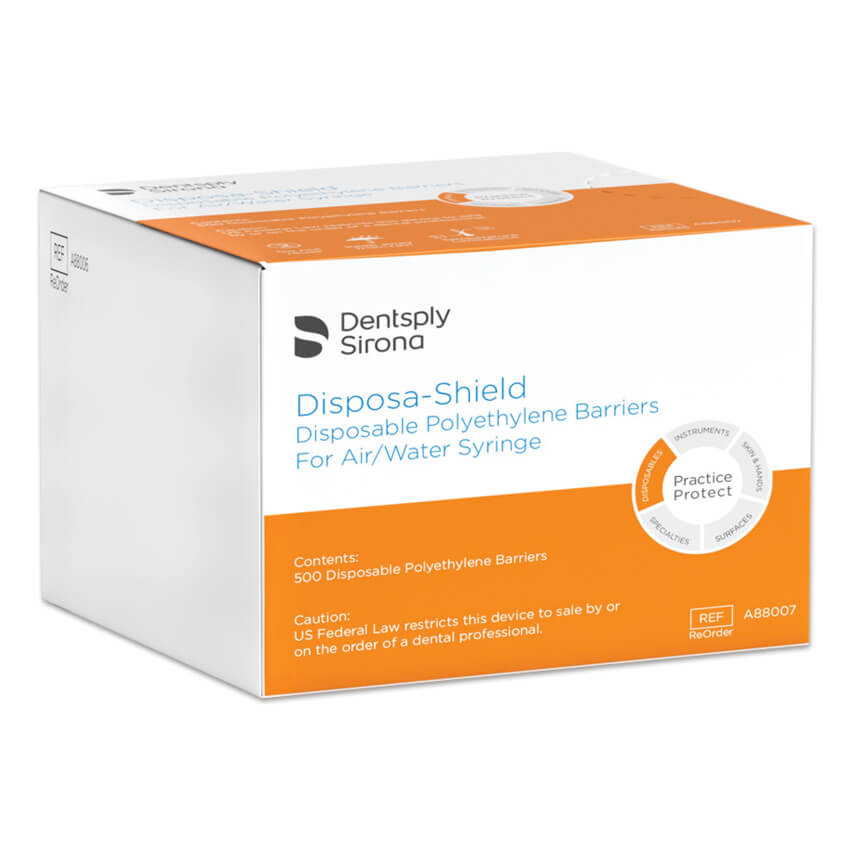 Disposa-Shield Air-Water Syringe Barriers, 16.8cm, PK/500