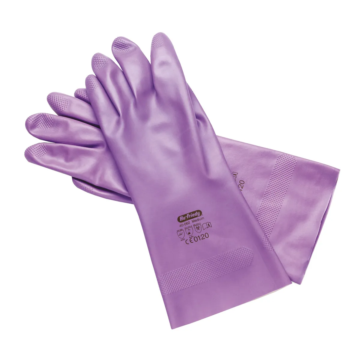 IMS Nitrile Flock-lined Utility Gloves Size #7 PK/3 Pairs