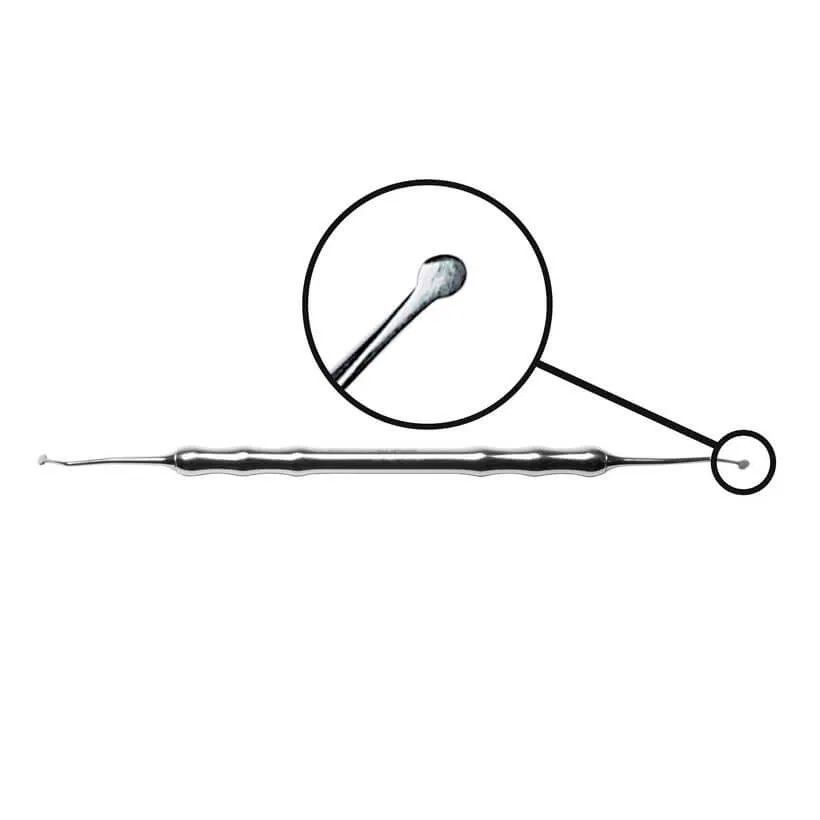 Slide Packer, Thin, Circular, Non-Serrated Instrument, Small