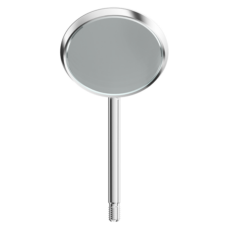 Mouth Mirror Rhodium Size 5