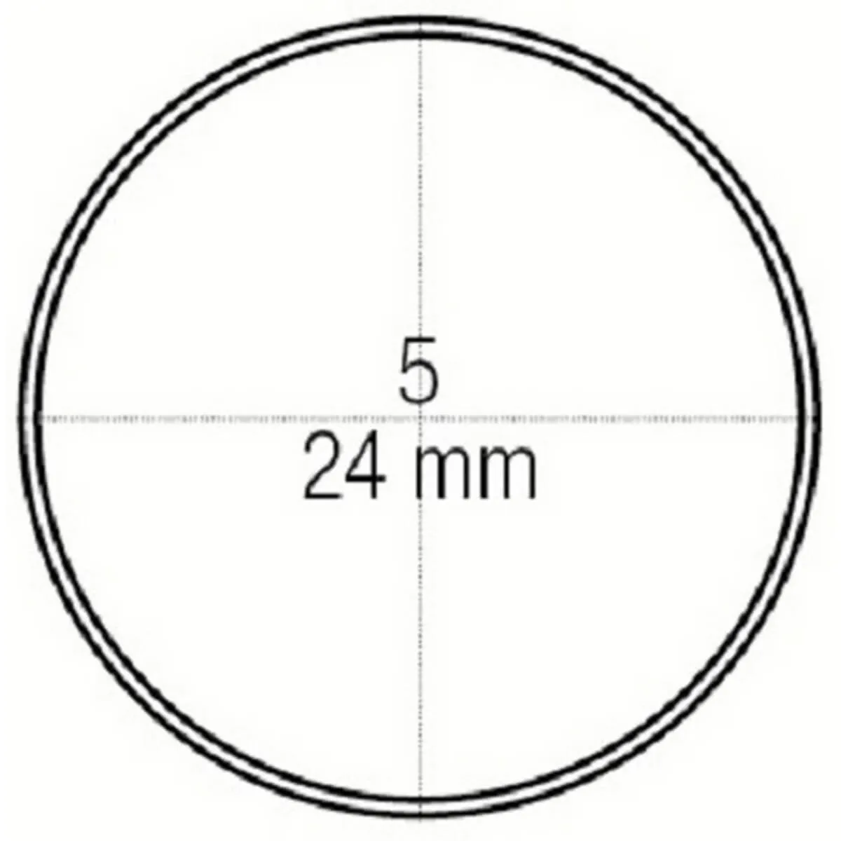 Double-sided Rhodium Mirrors N.5