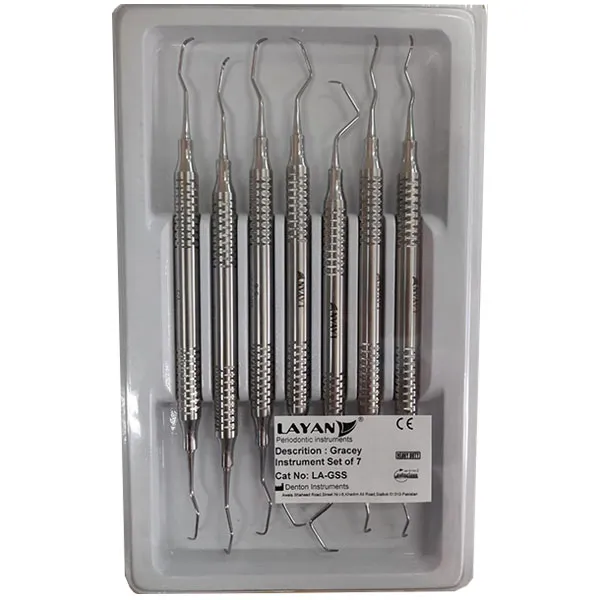 Gracey Curettes, Set/7 Pcs