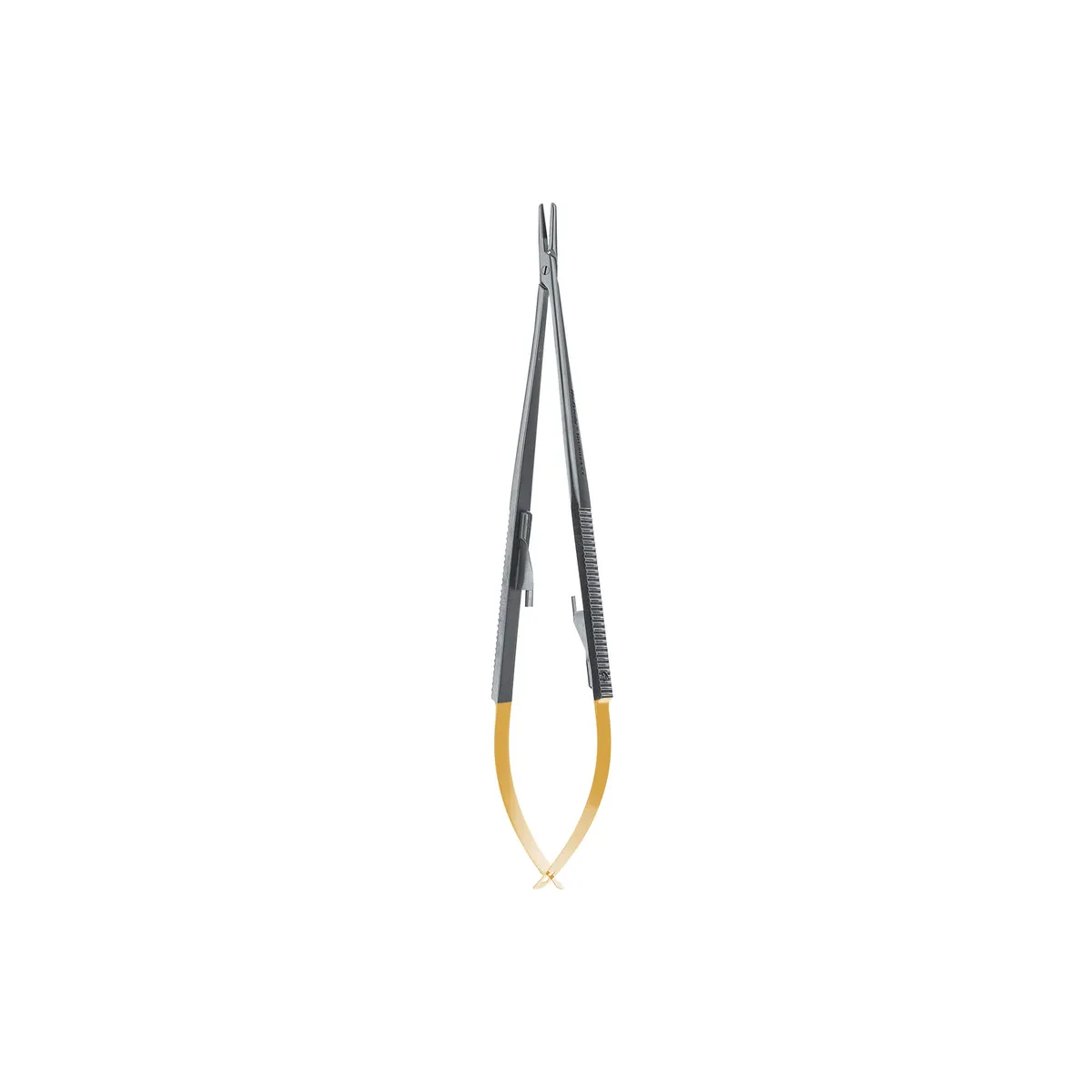 Straight Castroviejo Perma Sharp Needle Holder, 18 cm (7")