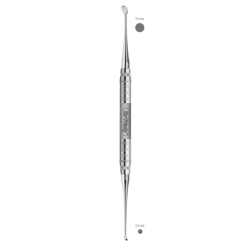 Molt Surgical Curette #2/4, Short, Handle #6