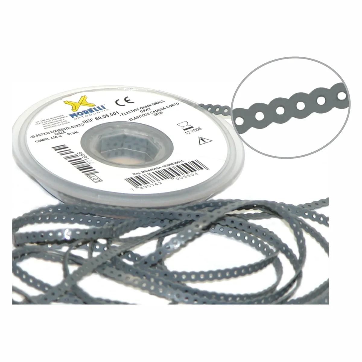 Elastic Chain Close, Gray