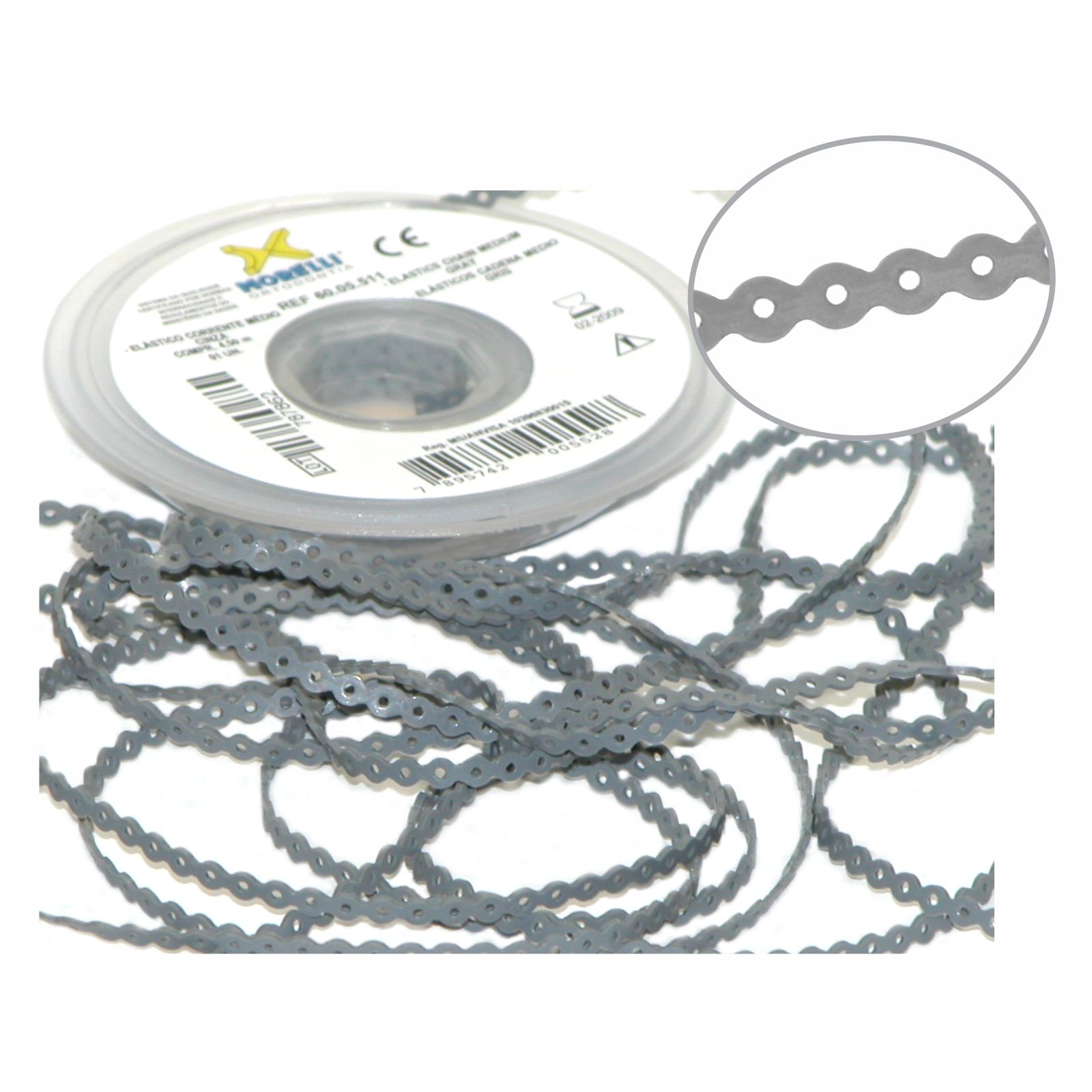 Elastic Chain Medium (Short), Gray, 4.5 m