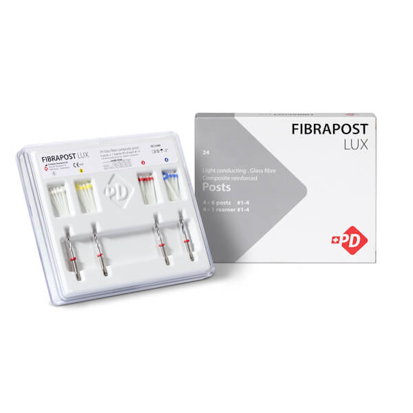 Fiberapost Lux LC, Assorted Kit, No. 1-4, Post + Reamers