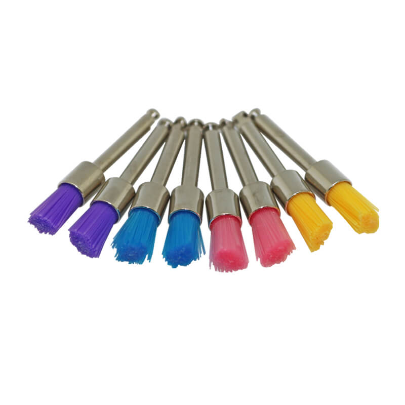Prophy Brush, Flat End, Latch Type, Colored