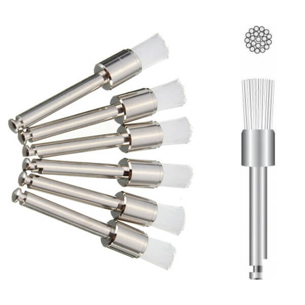 Prophy Brush, Nylon Bristles, Flat End, Latch Type (RA)