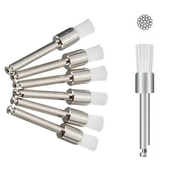 Prophy Brush, Nylon Bristles, Flat End, Latch Type (RA)