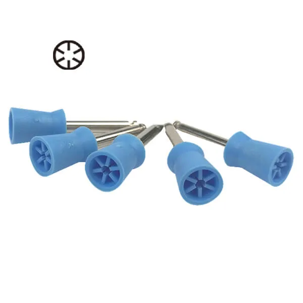 Disposable Prophy Cup, Latch Type, Blue