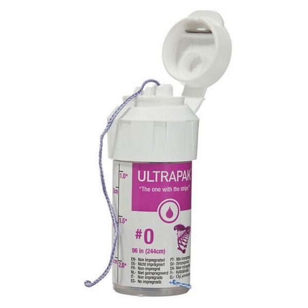 Ultrapak, 100% Cotton Knitted Retraction Cord, Size #0